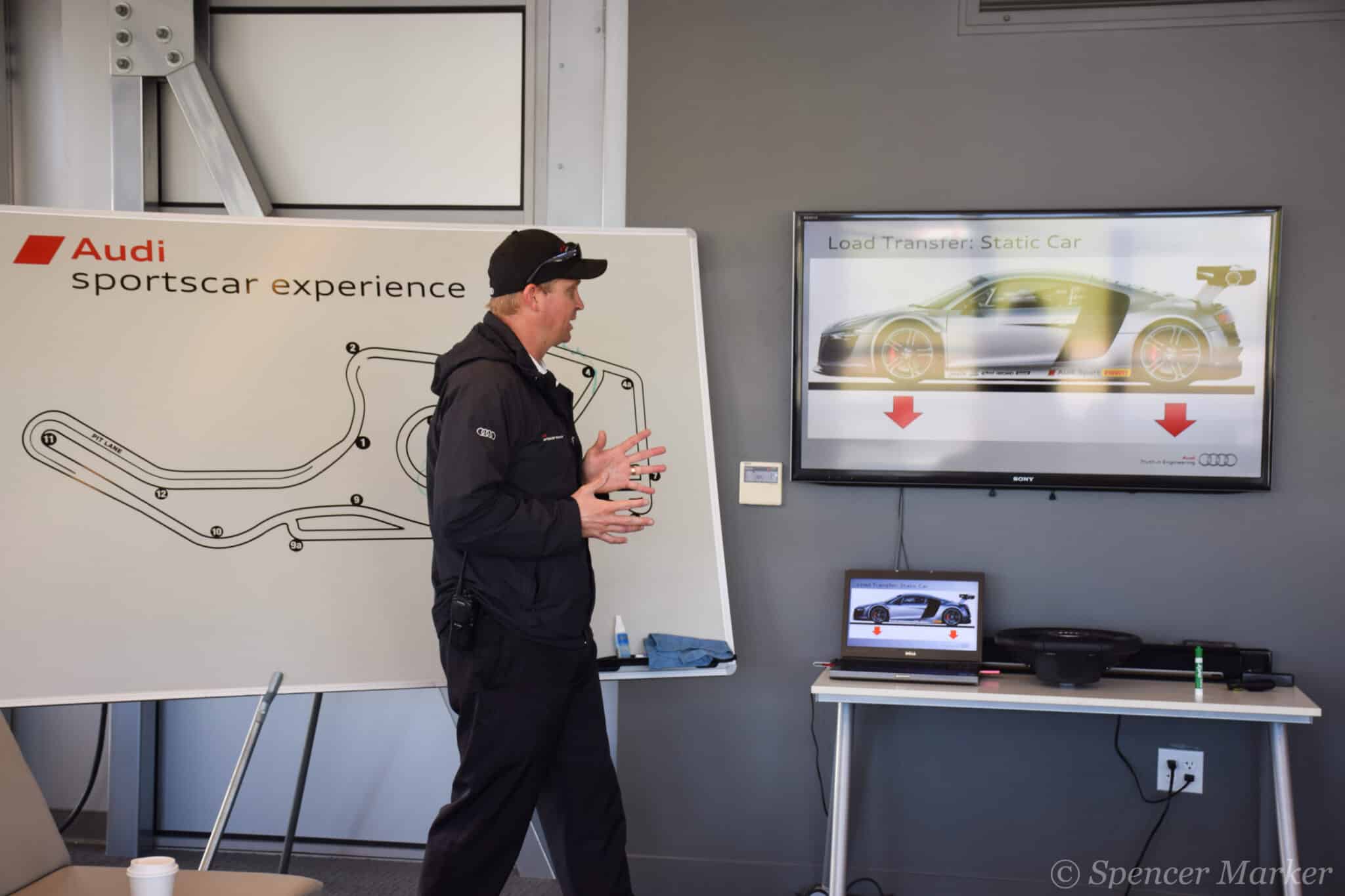 Jeff teaching car dynamics