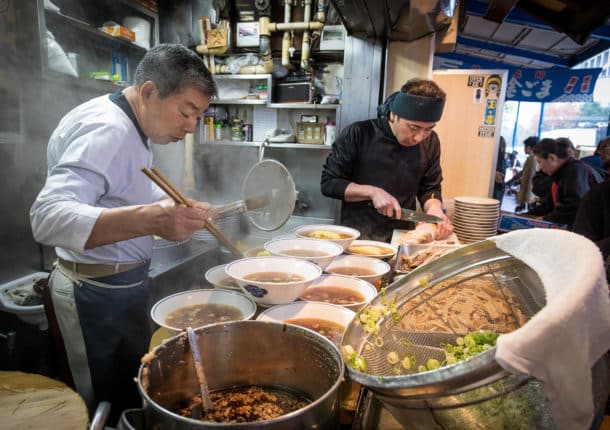 Street food: Ramen at Tsukiji Fish Market