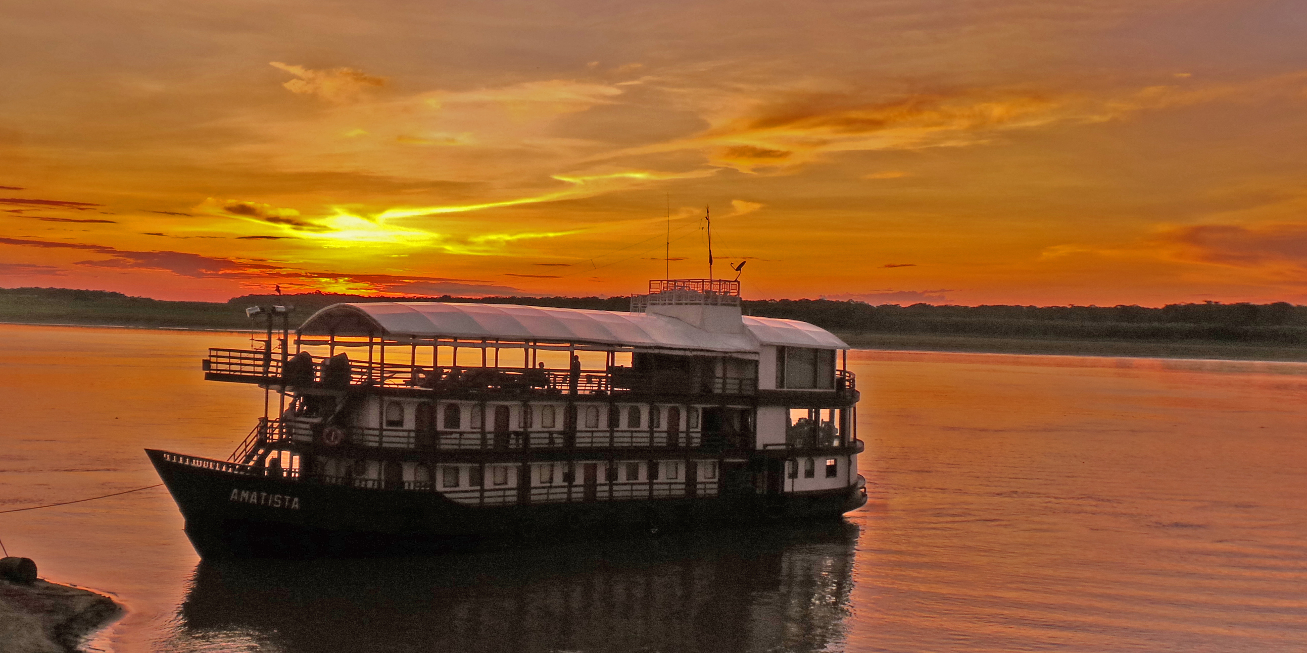 Boat on the Amazon