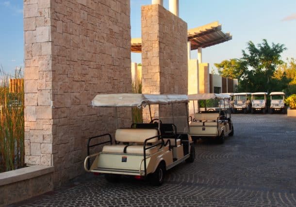 Golf carts are always ready for you