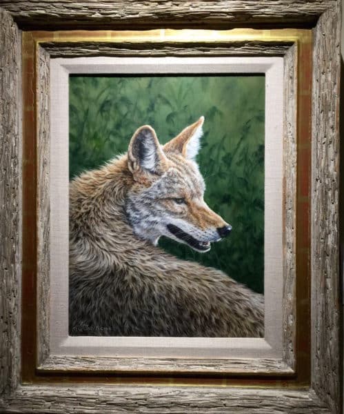 Coyote painting at Bennington Center for the Arts