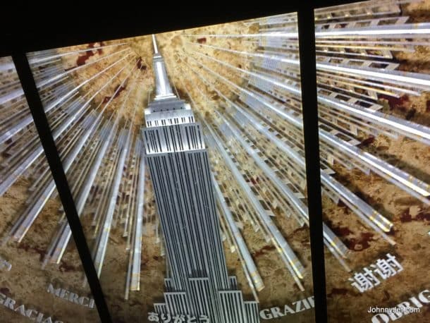 Empire State Building elevator ceiling 