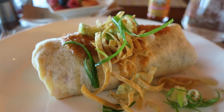 Breakfast burrito from State Fare Bar & Kitchen at The Ritz-Carlton, Rancho Mirage
