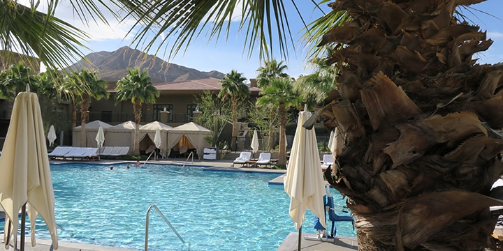 The main pool at The Ritz-Carlton, Rancho Mirage