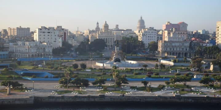 Ship enters Havana early in the morning (Credit: Caitlin Martin)