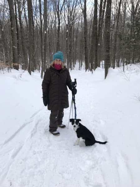 Indi and I at pet-friendly Kennedy Park