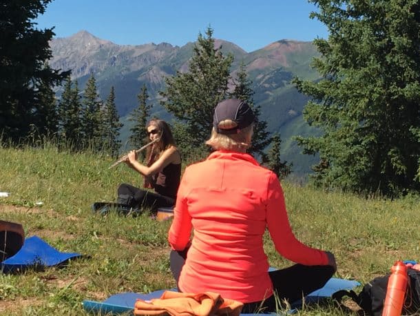 Meditative flute music to relish the moment