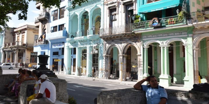 Restoration in progress in new Havana (Credit: Caitlin Martin)
