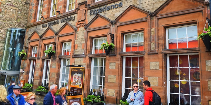 The Scotch Whisky Experience on The Royal Mile, Edinburgh