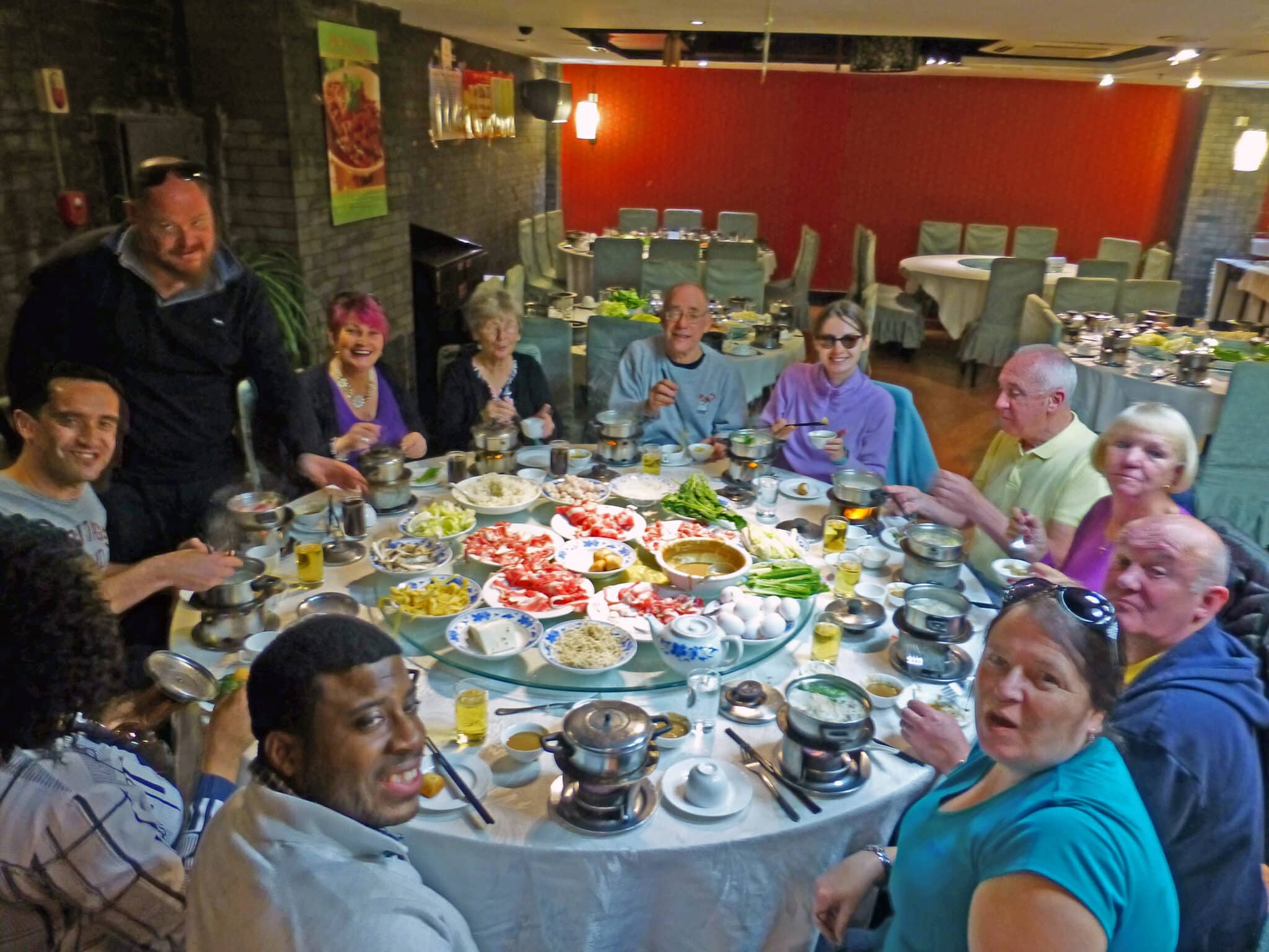 Hot pot with the group
