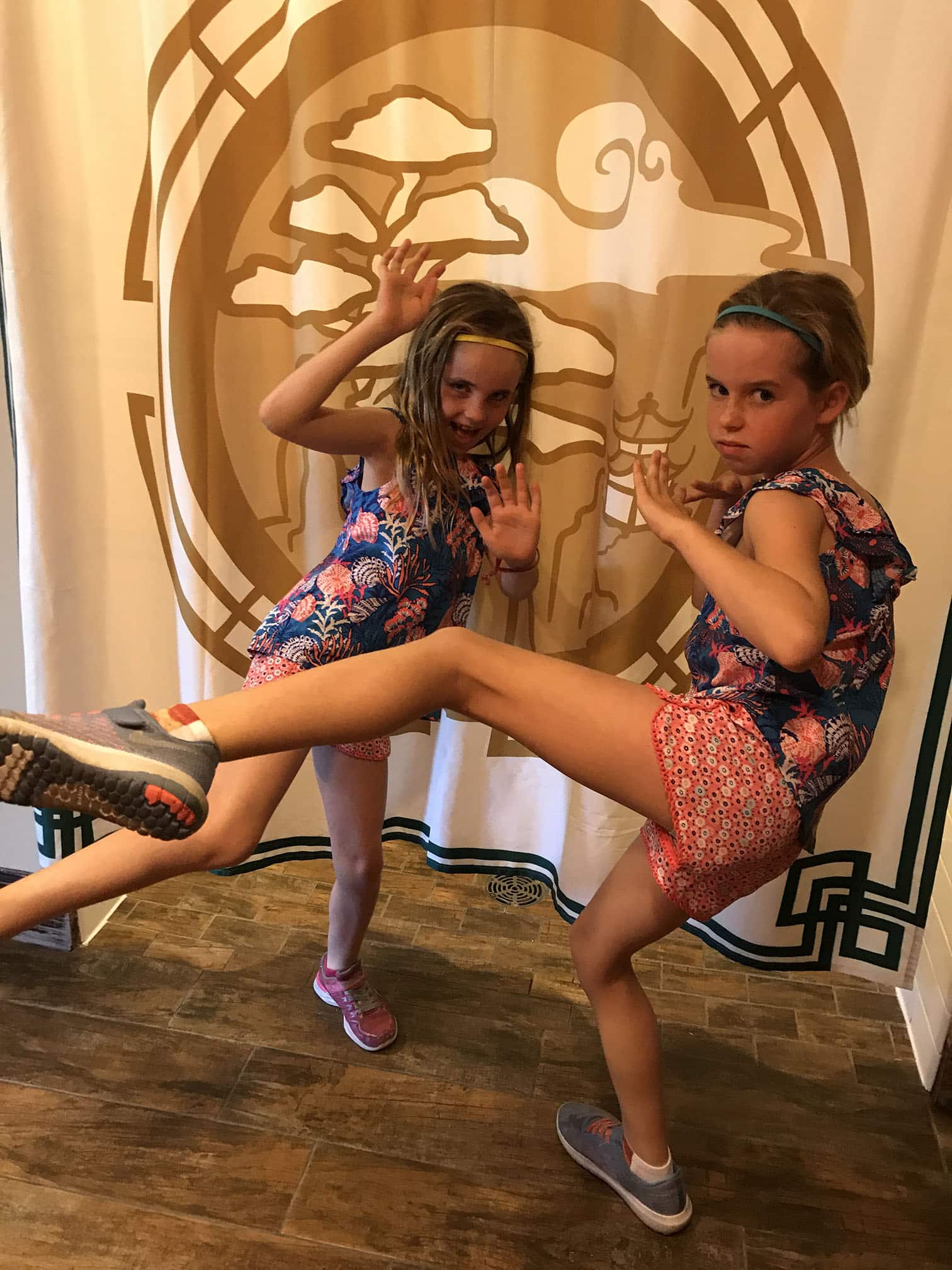 The girls in the spirit!