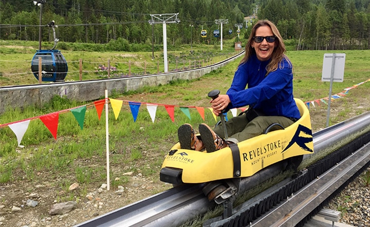 "The Pipe" coaster at Revelstoke Mountain Resort