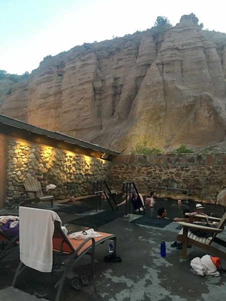 One of 11 natural hot-spring-fed pools at Ojo Caliente
