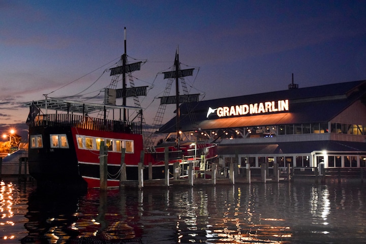 The Grand Marlin’s location in Lighthouse Marina makes for spectacular water views
