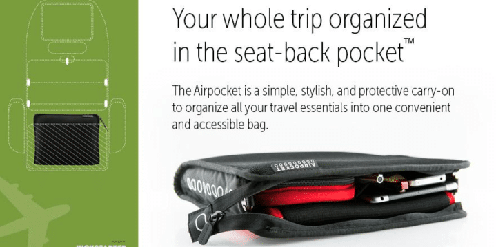 AirPocket: The carry-on that fits in a seatback pocket