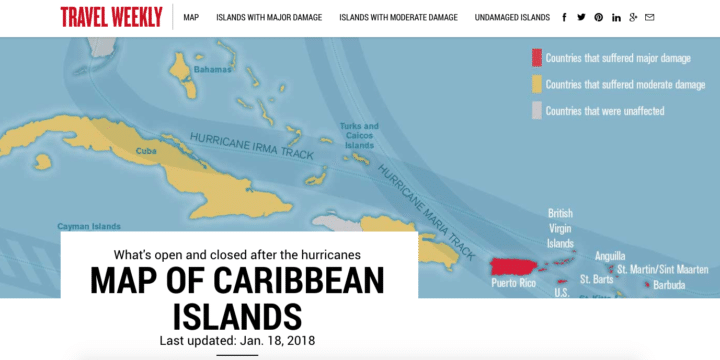 What's open and closed in the Caribbean after the hurricanes