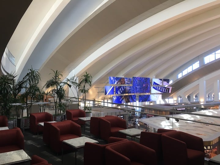 The lounge at LAX