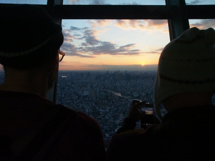 Tokyo as seen from atop the Tokyo Skytree