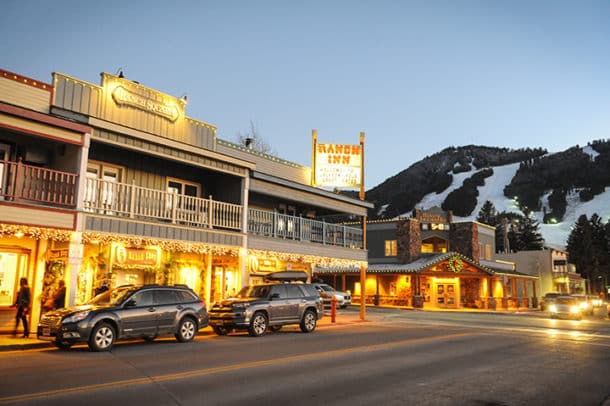 Jackson's downtown streets lead straight to Snow King Mountain, known as 