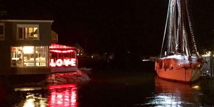 Painting the town red in the Kennebunks, Maine