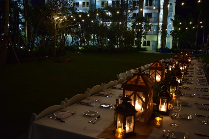 Sunset on the Green "Vintners Dinner" at 24 North (Credit: Spencer Marker)