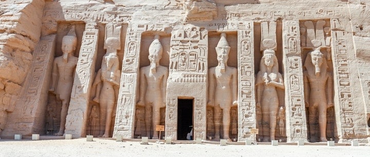 Temple of Temple of Hathor/Nefertari at Abu Simbel, near Aswan (Credit: AussieActive on Unsplash)