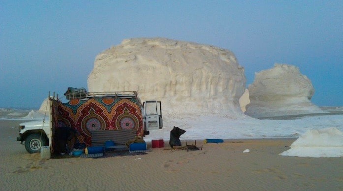 The Sahara's White Desert in 2009