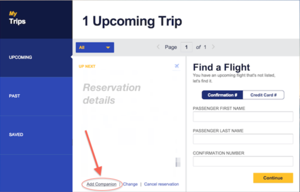 Redeeming a Southwest Companion Pass is easy.