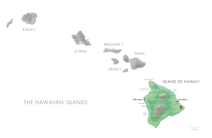 The Hawaiian islands (Credit: Hawaii Tourism United States)