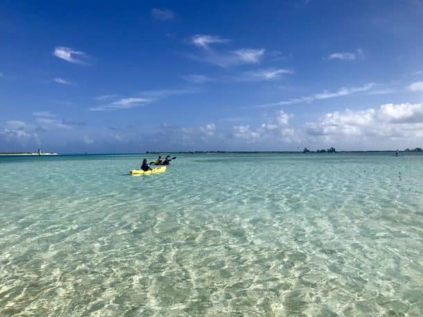 Remote kayaking in Turks and Caicos