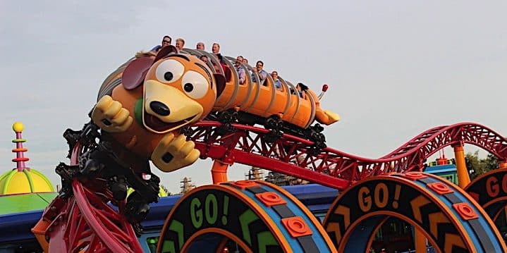 Slinky Dog Dash roller coaster at Toy Story Land
