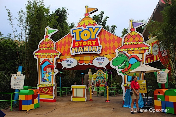 Entrance to Toy Story Mania!