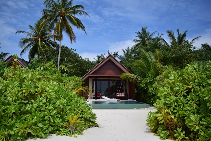 Beach villa with plunge pool (Credit: Caitlin Martin)