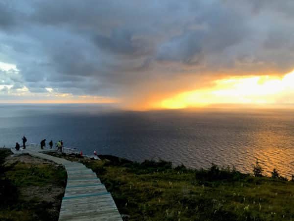 Skyline Trail at sunset