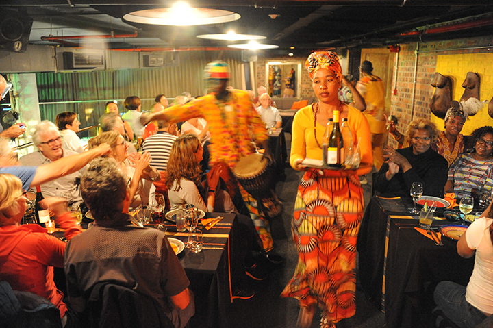 Gold, a pan-African restaurant that offers a feast and live entertainment