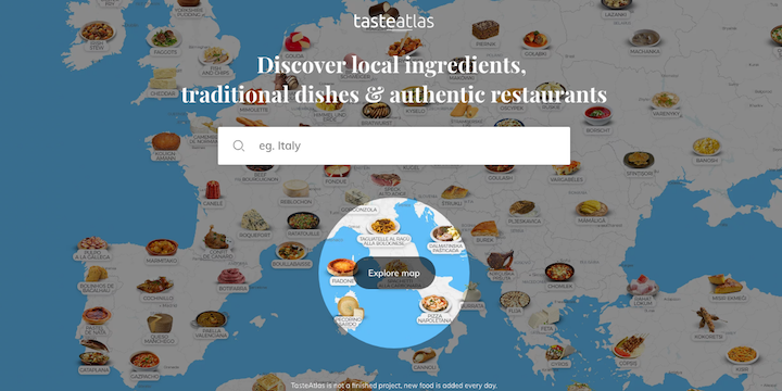 TasteAtlas: A place to find what and where to eat in a destination