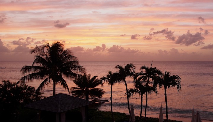 Sunset in Barbados
