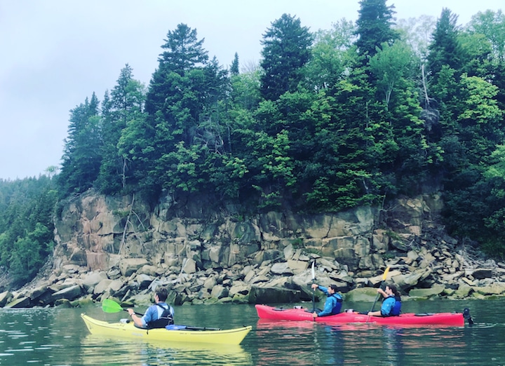 Kayaking Bay of Fundy National Park