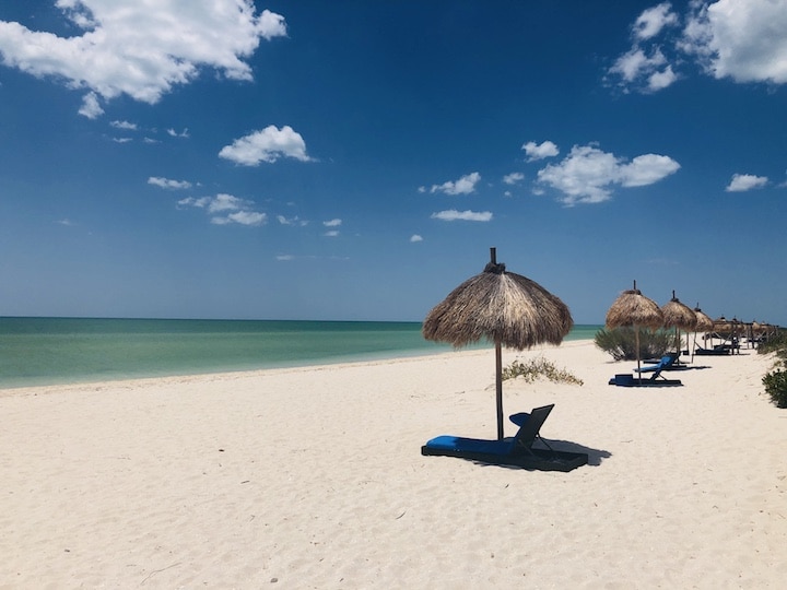 Beach at Xixim