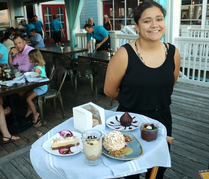 The dessert selections at Wicked Tuna (Credit: Bill Rockwell)