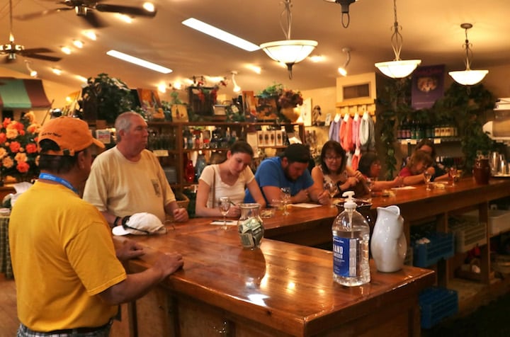 In the tasting Room at La Belle Amie (Credit: Bill Rockwell)