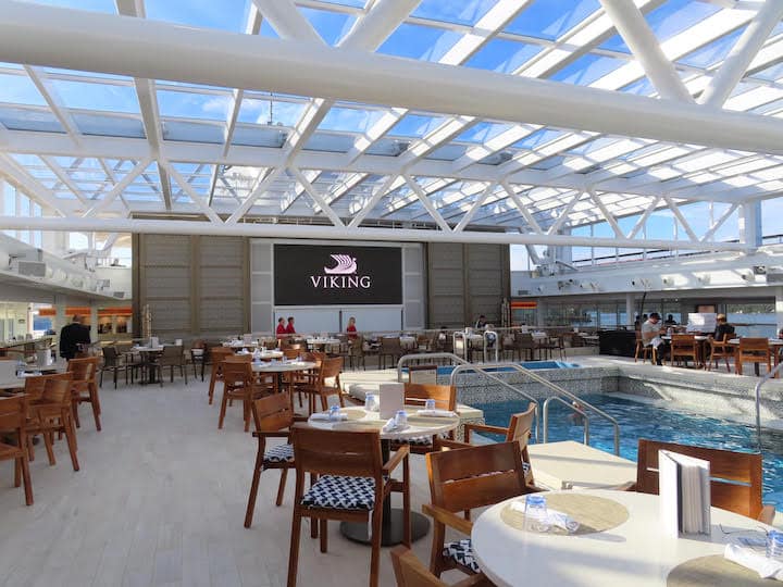 The pool deck theater