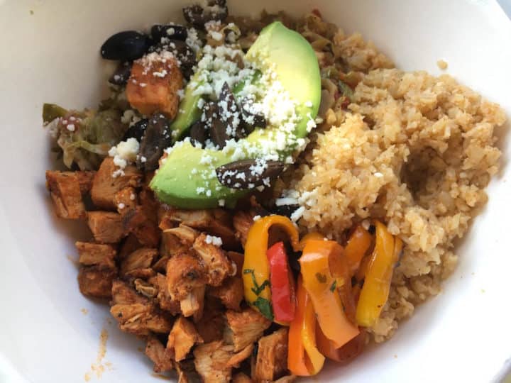 Tocaya keto bowl