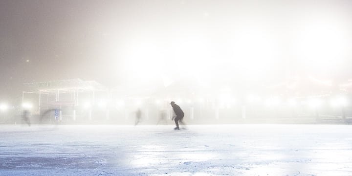 Airport ice rinks
