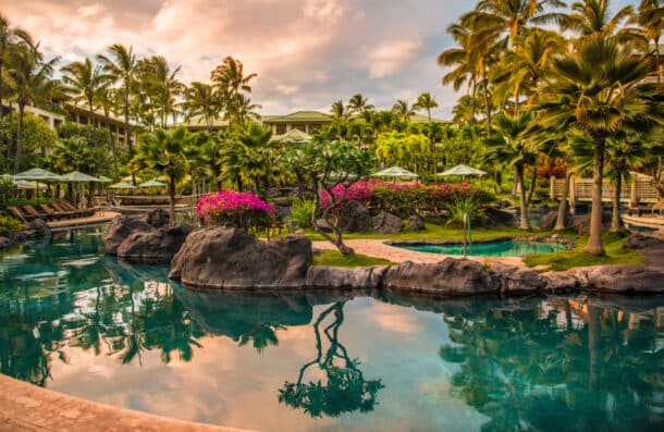 The pool at the Grand Hyatt Kauai Resort & Spa. Credit: Hyatt