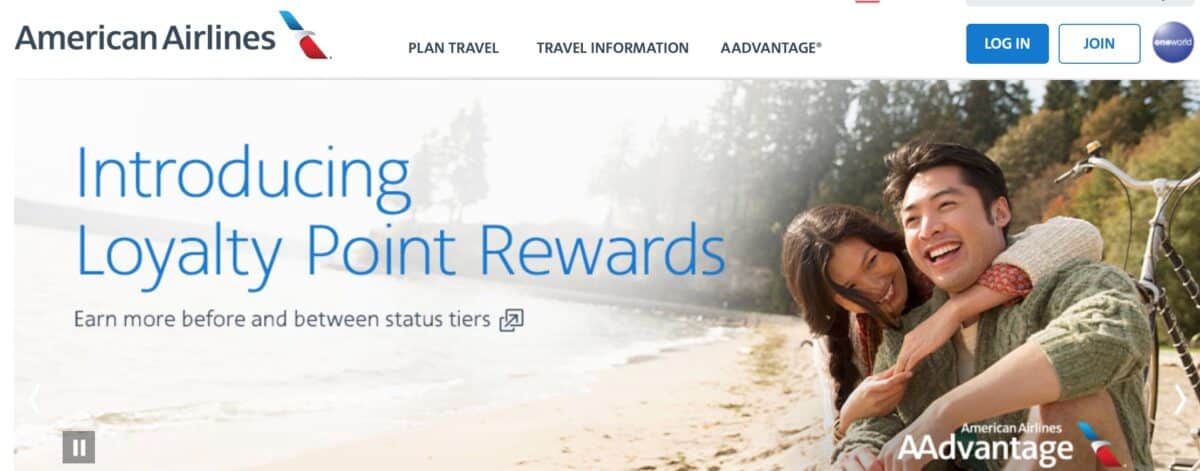 American Airlines Loyalty Point Rewards